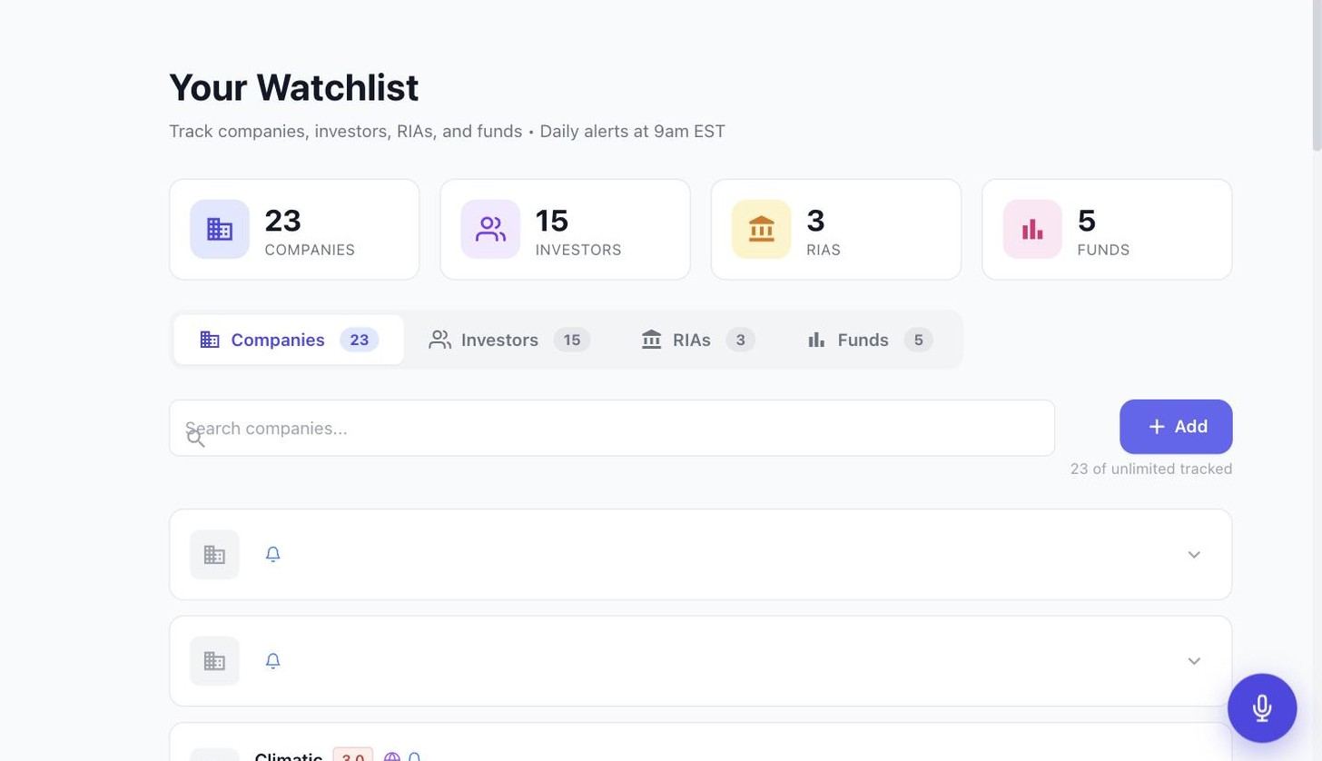 Put your whole account list under watch